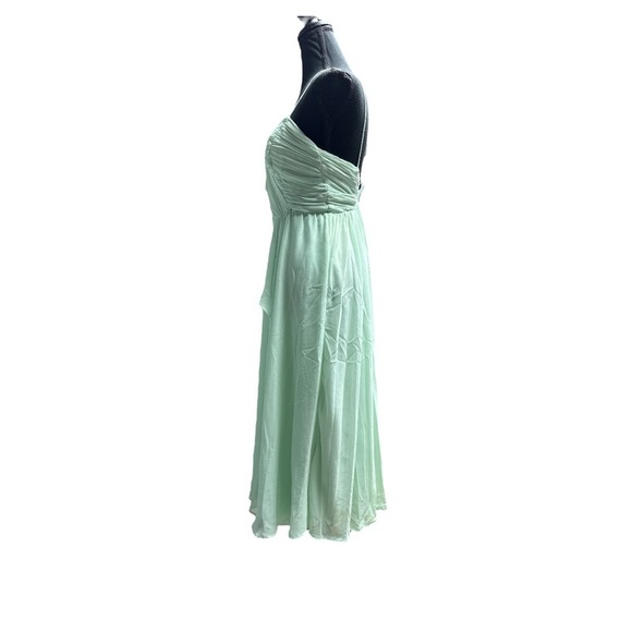 ASOS Midi Elegant Mint Green Sleeveless Dress Size 8 - Picture 2 of 10